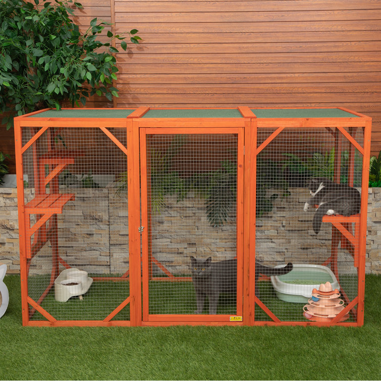 Tucker Murphy Pet™ Chamika Outdoor Playpen Cat Cage Catio Wayfair Canada
